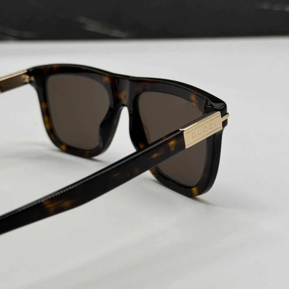NEW GG1502S 002 GUCCI SQUARE HAVANA BROWN UNISEX SUNGLASSES GUCCI